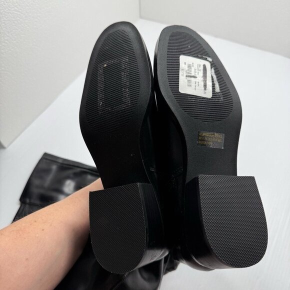 DV Dolce Vita Elyse Black Over The Knee Boots Womens 7.5 Block Heel Riding Style - Picture 7 of 10